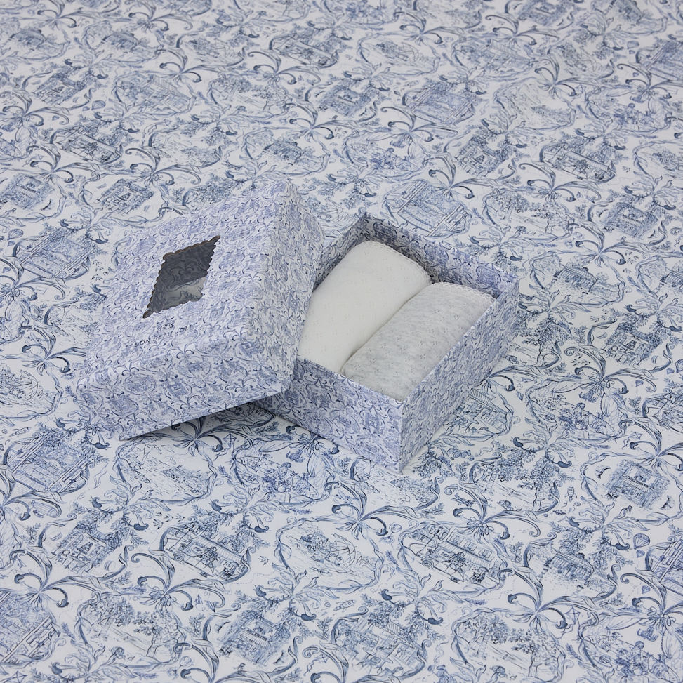 Brief Jolie - White Ajour & Grey Ajour